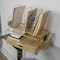 Martha Stewart Ryder Gold Mesh Metal Large Desktop Organizer With Paper File Letter Holder Organizer and Drawer HH-OHD19-GLD-MS - alternate 1